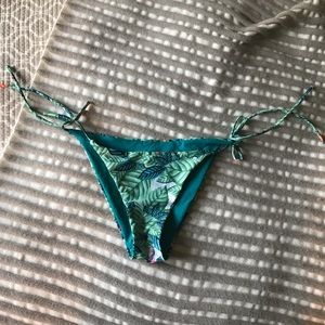 Mara Hoffman Classic String Bottoms in Leaf Print
